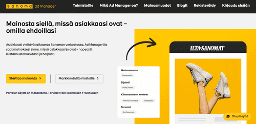 Sanoma AdManager Web App